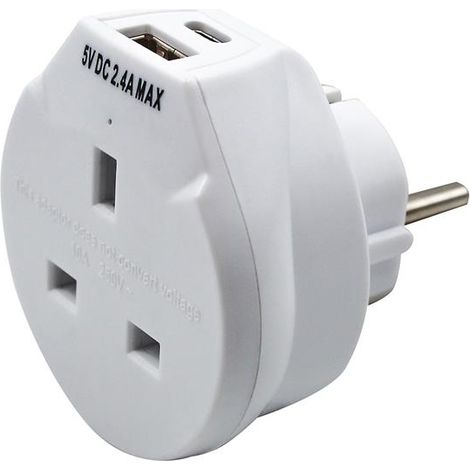Universal Travel Power Adapter with USB Charging Port – Model TM5UC (UNC68525) (1/4)
