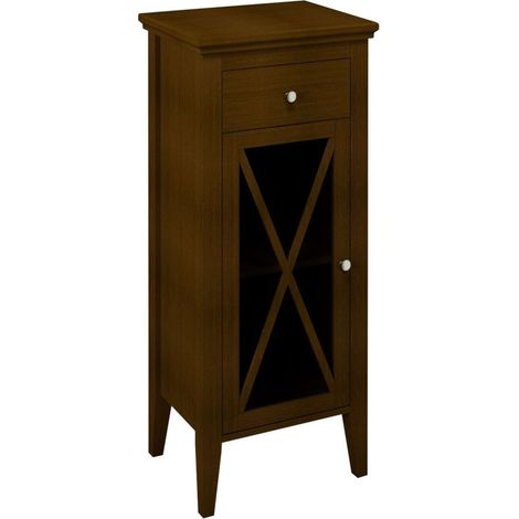 Sapho Cross - Armoire 49x120x39 cm, à gauche, acajou CR018 (1/2)