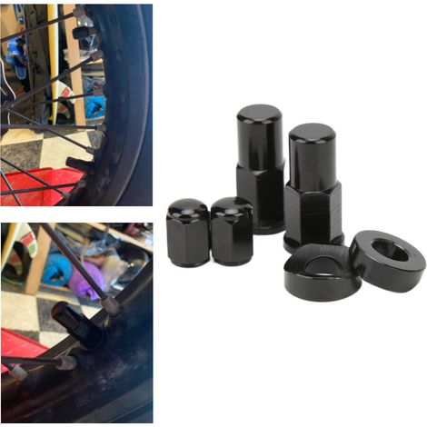 Kit de Boulons d'Espacement et Écrous de Verrouillage pour Yamaha YZ 125 250 250F 450F WR250R WR450R (1/5)