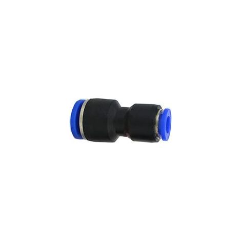 Lot de 2 raccords pneumatiques coudés, droits, type Y, type T, réduction de tube d'air pour connexion rapide de la tuyauterie à air, outils pneumatiques (réduction de 8 mm à 6 mm) (1/4)