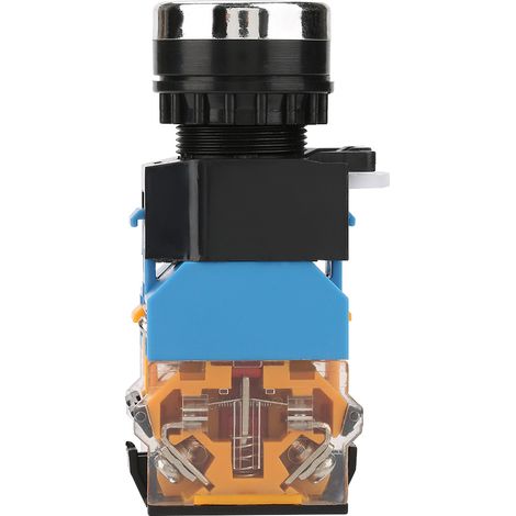 Interrupteur à bouton-poussoir rouge autobloquant avec voyant LED LA38-11DNZS (LA38-11DS) (1/5)