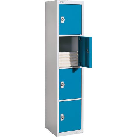 eurokraft basic, Armoire à quatre casiers Venlo, 1 compartiment
