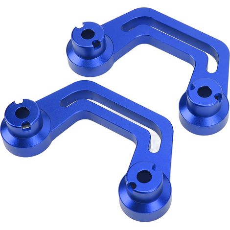 Support de Montage de Feux sur Pilier A pour Jeep Wrangler JL JLU 2018-2022, Paire de Supports de Phares Bleus, Fixation de Projecteurs, Kit de Montage pour Pare-Brise (1/5)