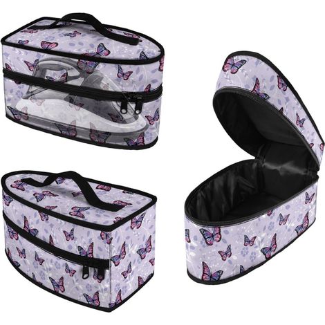 Sac De Rangement Pour Fer A Repasser - Imprimé Floral - Léger Et Protecteur - Pour Maison Ou Voyage - 1 Pièce (1/5)