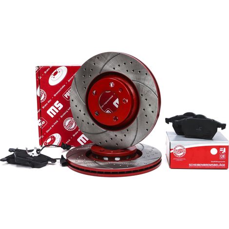 Discos y pastillas de freno delanteros para Audi A4 B6/B7, A6 C5, Seat Exeo y Skoda Superb. (1/5)