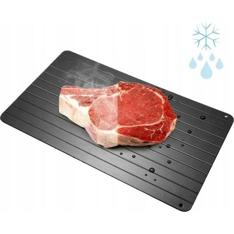 Bac De Décongélation - Alliage D'aluminium Antiadhésif - 29,5 X 20,8 X 0,2 Cm - Pour Viande Poisson Légumes - 1 Pièce (1/5)