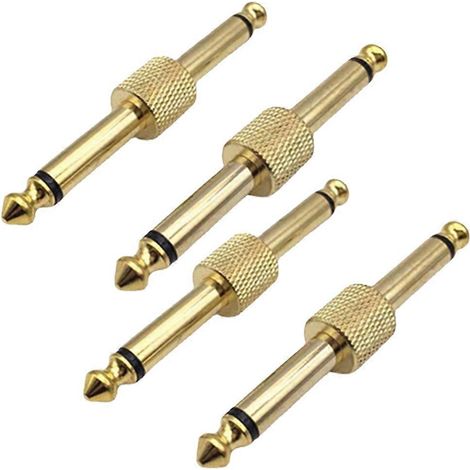 Adaptateur audio mâle-mâle pour pédale d'effets de guitare électrique (1/5)