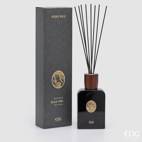 EDG Enzo De Gasperi Profumatore Ambiente Bottiglia Diva 490 ml Foresta Nera – Diffusore Fragranza Design Elegante