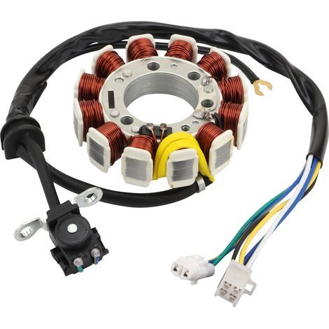 Kompatibel mit dem Stator und der Zündspule des Yamaha XVS1100 V-Star 1100 Cruiser-Motorrads, Originalteilenummer 5EL-81410 (1/4)