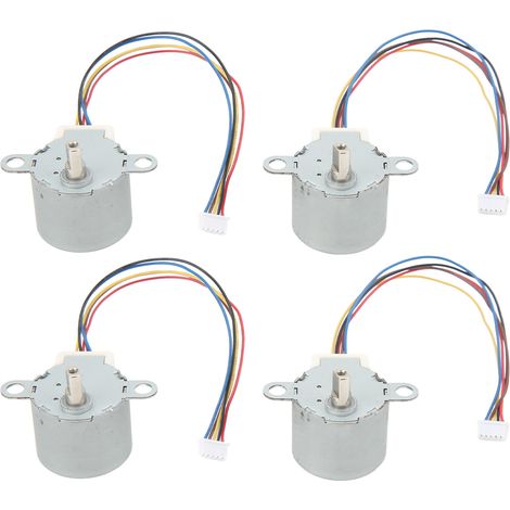 Moteurs pas à pas 24BYJ48 5V DC pour machines à mouvement oscillant et rotatif - lot de 10, avec fils de 10 cm chacun. (1/5)