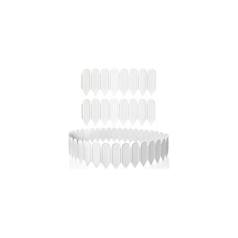 10PCS Bordure de Jardin en Plastique, 4m Clôture de Jardin, Bordure de Pelouse Flexible, Palissade de Jardin, Bordure Parterre de Fleurs, Palissade Mini pour Jardin Allée Paysage, 15cm de Haut (1/5)