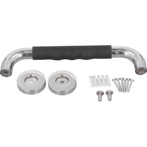 Barre d'appui 30 cm acier inoxydable 201 antidérapant silicone pour salle de bain, sécurité personnes âgées femmes enceintes (1/5)