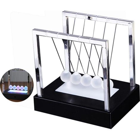 Boule à Pendule Lumineuse LED - Décoration de Bureau et Étagère pour Maison et Bureau (1/5)