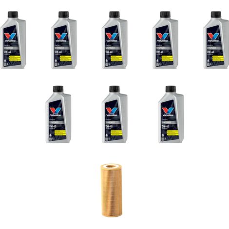 Kit filtro olio e 8L compatibile con Bmw x3 (E83) 3.0 sd 210kw dal 2006 al 2010 (1/2)