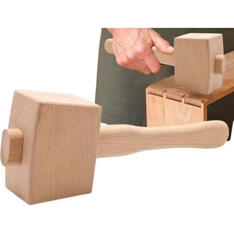 CSPARKV Mallet Hammer - Striking Woodworking Tool, Multifunctional Leathercraft  Wood Carving Mallet, Beech Wood Carving Mallet for Carpentry