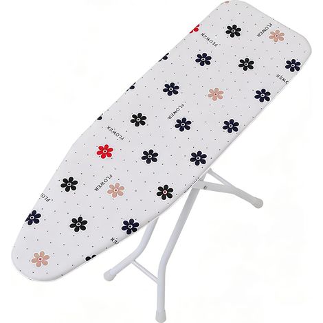 CCYKXA Housse de planche à repasser avec rembourrage  5 mm résistant à la chaleur – Planche à repasser standard avec bord élastique, pour le repassage des vêtements, la soie, le repassage à la vapeur,