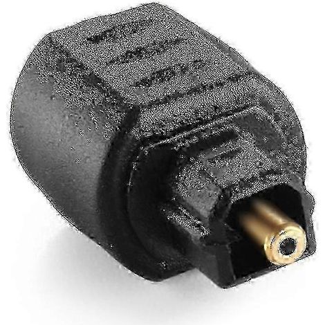 Adaptateur de connecteur fibre optique Toslink mâle vers 3,5 mm femelle TroveMart SZRH (1/5)