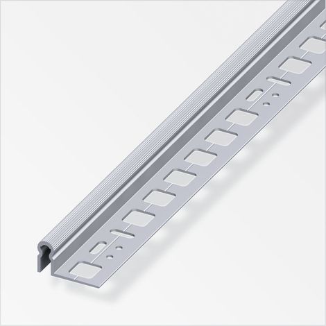 alfer Alu-Träger-Profil mit alfer®-fix 1 m, 9.5 x 30 mm Alu roh blank Profil (1/2)