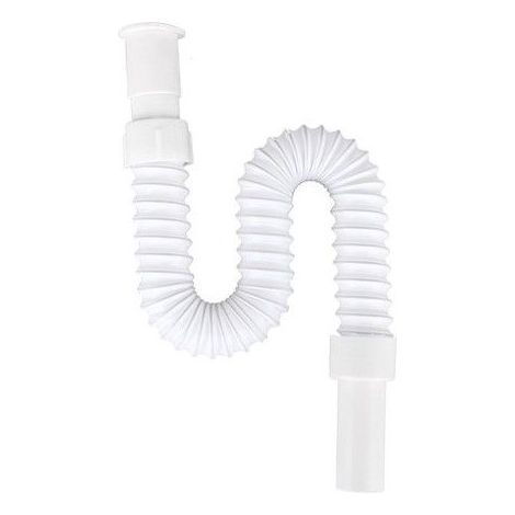 Siphon flexible pour évier - Tuyau de vidange universel - Longueur rétractable 35-75 cm (1/5)