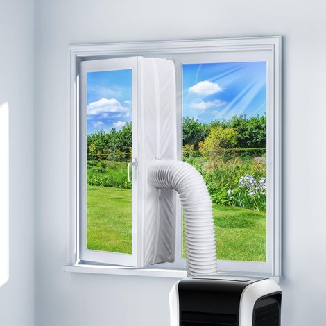 Joint de fenêtre de 300 cm pour climatiseur mobile et sèche-linge à évacuation, climatisation, joint de fenêtre sans perçage pour tuyau d'évacuation, fenêtre basculante, fenêtre de toit