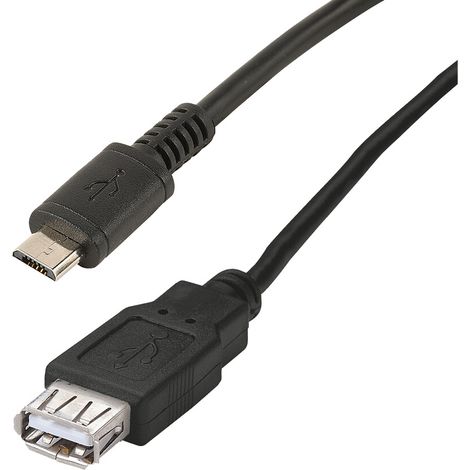 CABLE OTG MICRO USB MALE / USB-A FEMELLE Câble OTG Micro-USB Mâle vers USB-A Femelle