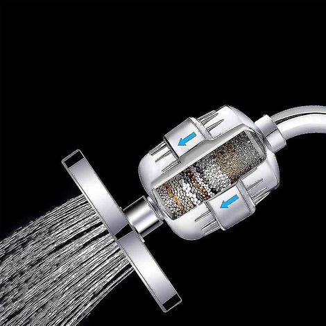 Filtre de douche anticalcaire à haut débit et 15 étapes pour éliminer le calcaire (1/5)