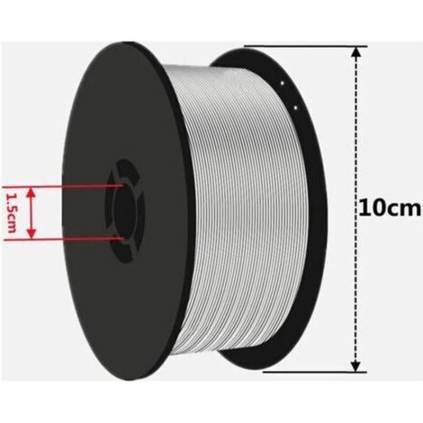 Bobine Fil fourré sans gaz/soudage MIG-MAG Ø:0,8 mm (1kg)