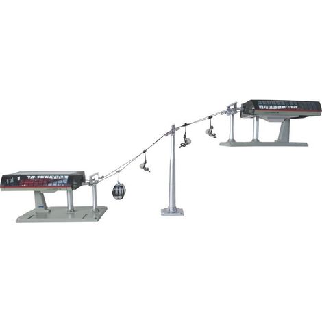 MYVILLAGE Ski Lift Doppio Piede Nero Rosso