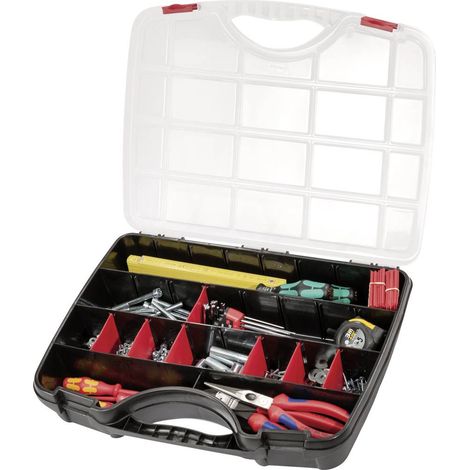 Parat PROFI-LINE Organize S Valigetta per minuteria (L x A x P) 460 x 355 x 80 mm Scomparti: 26 Contenuto 1 pz. (1/5)