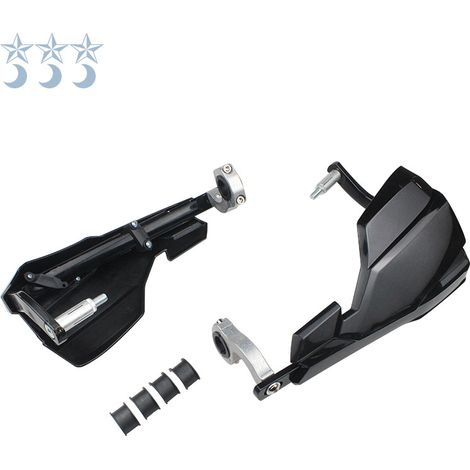 Motorcycle modification parts, handlebar protectors for off-road vehicles, crash protection handguards, aluminum alloy windshield protectors