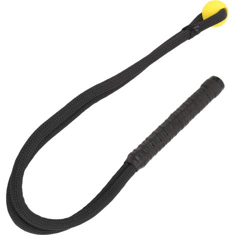 Corde d'entraînement pour swing de club, poignée confortable en nylon et caoutchouc, pour corriger la posture (noire) (1/5)