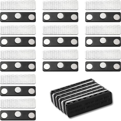 Imanes magnéticos para cortinas, 12 pares de imanes para cortinas, persianas, cortinas para ventanas, hogar, persianas, oficina, dormitorio. (1/4)