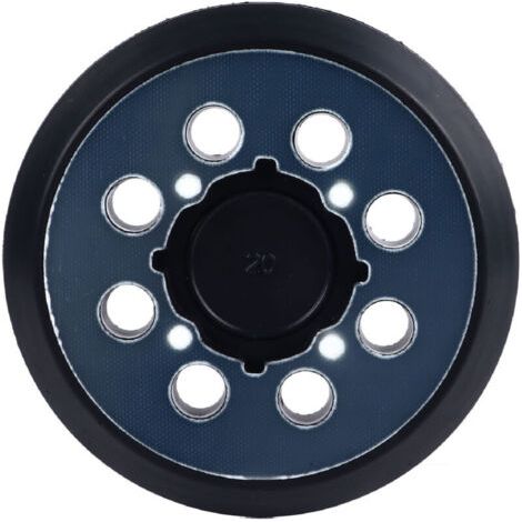 Plaque de support pour ponceuse 5 pouces, 8 trous, multifonctionnelle pour disques de ponçage, polissage et meulage (1/5)