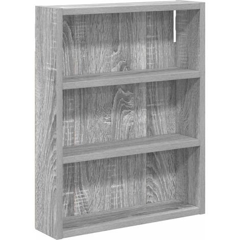 Bathroom Wall Cabinet with Shelf Grey Sonoma 40 x 10 x 50 cm vidaXL (1/5)