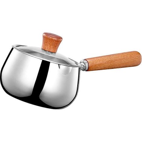 Petite casserole en acier inoxydable 316 avec poignée et couvercle