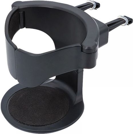 2 porte-gobelets de voiture, fixation sur grille de ventilation, réglable en longueur et inclinaison, compatible canettes jusqu'à 8,5 cm, charge max 1 kg (1/4)