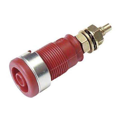SKS Hirschmann SEB 2600 G M4 casquillo banana rojo 4 mm