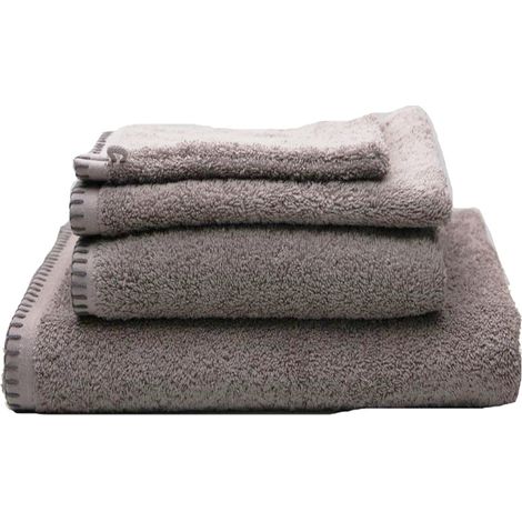 Homemaison – Serviette de bain 100% coton 30x50 cm – Grammage 550 gr/m2 – Finition point cocotte – Lavable à 40°