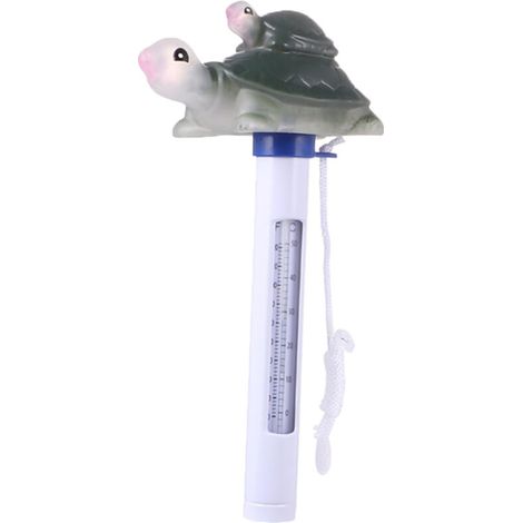 1 pièces thermomètre tortue thermomètre de piscine thermomètre flottant thermomètre de baignoire bébé dessin animé Animal mesure de la température (1/5)
