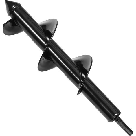 Mèche de forage spirale 80 x 300 mm pour perceuses hexagonales, outil robuste pour planter bulbes et creuser jardins. (1/5)