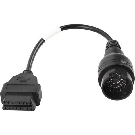 OBD2 Iveco, OBD2 Iveco, Adattatore OBD Iveco, Cavo da 38 pin a 16 pin, Cavo adattatore OBD2, Cavo diagnostico con connettore adattatore OBD2 da 38 pin a 16 pin per camion Iveco (1/5)