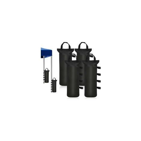 Lot de 4 Sacs de Sable pour tonnelle, Sable Haute Performance 600D, Poids pour Pieds de tonnelle, Sacs de lestage pour auvent Pop up (1/5)