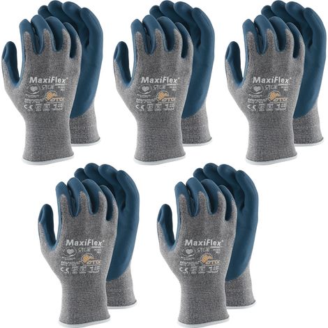 ATG Arbeitshandschuhe Maxi Comfort Montagehandschuhe Gr. 9 / 5 Paar