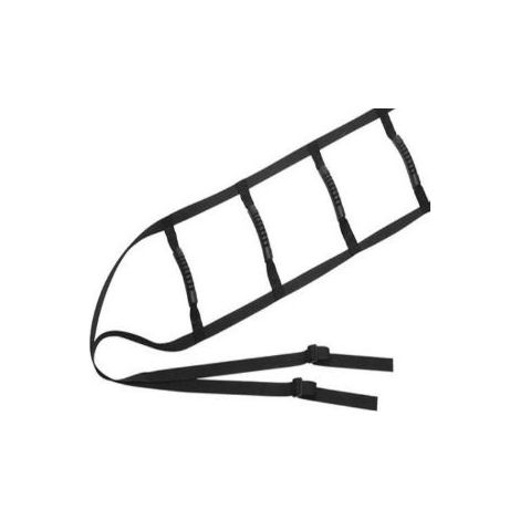 Échelle de lit Réglable, Corde D'aide à L'échelle de Lit en Nylon 4 Poignées Antidérapantes pour Personnes Âgées Blessées Enceintes Handicap, 200 × 22 cm