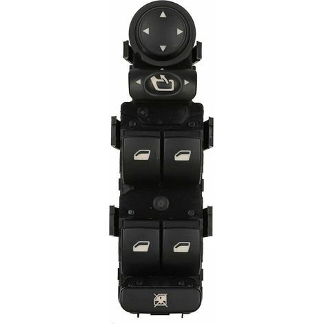 Interruptores de coche Interruptor de elevalunas de puerta Interruptor de elevalunas delantero izquierdo Interruptor 6554.HQ Compatible con Peugeot Citroen C4 04-15 Interruptor de elevalunas de coche  (1/5)