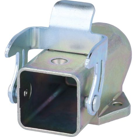 HARTING Han 3A EMV Sockelgehäuse mit geschlossenem Boden, 1xPG11 gerader Kabelabgang, mit 1 Bügel EMV-Verschraubung PG11 Klemmbereich 4,0mm - 10,0mm - 1 Stück (1/3)
