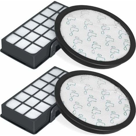 FENOPLASTICALot de 2 filtres HEPA de rechange pour aspirateurs Rowenta Silence Force Cyclonic 4AAAA (modèles RO76xx), RO7647EA, RO7663EA, RO7676EA, RO7681EA, RO7691EA et RO7690EA. Accessoire ZR903701. (1/4)