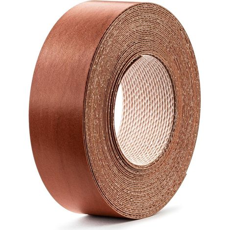 Bande de chant 21mm x 5m en mélaminé thermocollant épaisseur 0,5mm facile à appliquer Bricolage Ruban Panneau Plan de travail Bois, poire (1/4)
