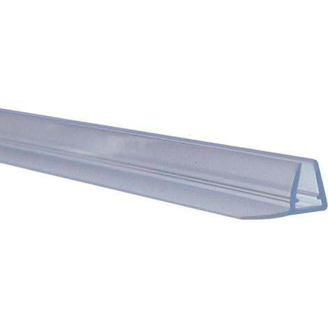 Joint de gouttière verticale avec ailette de 10 mm, 200 cm, pour verre de 3-4-5 mm (1/5)