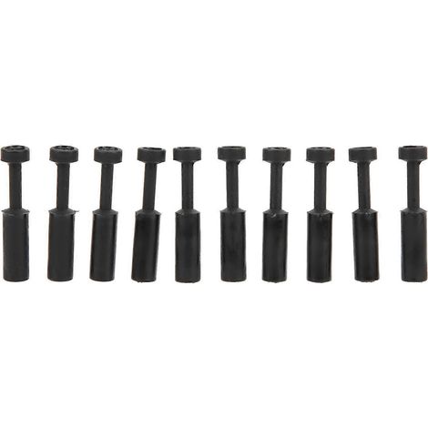100 Stück pneumatische Verbund-Steckverbinder, 1/4-Zoll-Rohrverbinder, Endstopfen-Zubehör